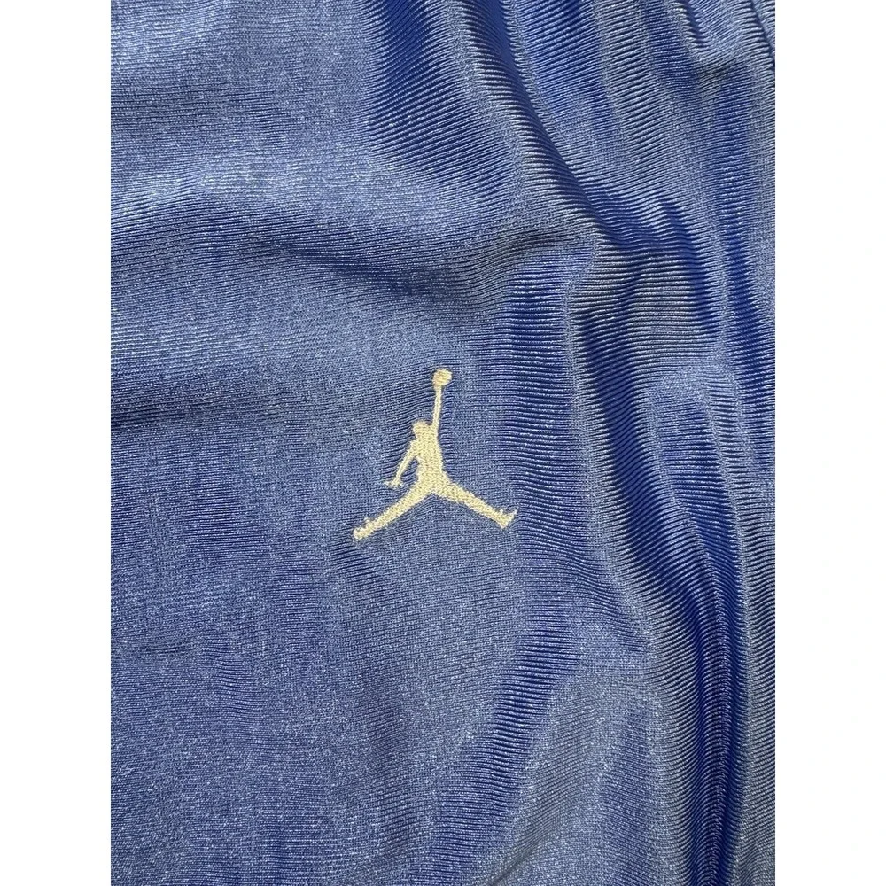 Vtg Jordan UNC Tar Heels Tear Away Snap Pants Men L Blue Breakaway Made in USA